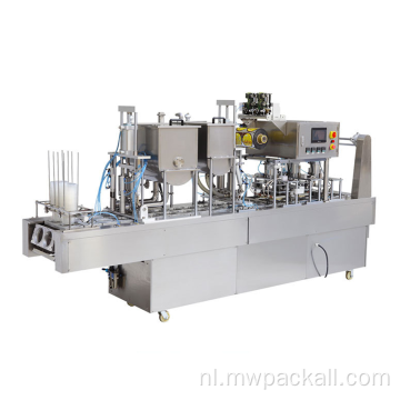Beker vul- en afdichtingsmachine plastic voedseldrankje